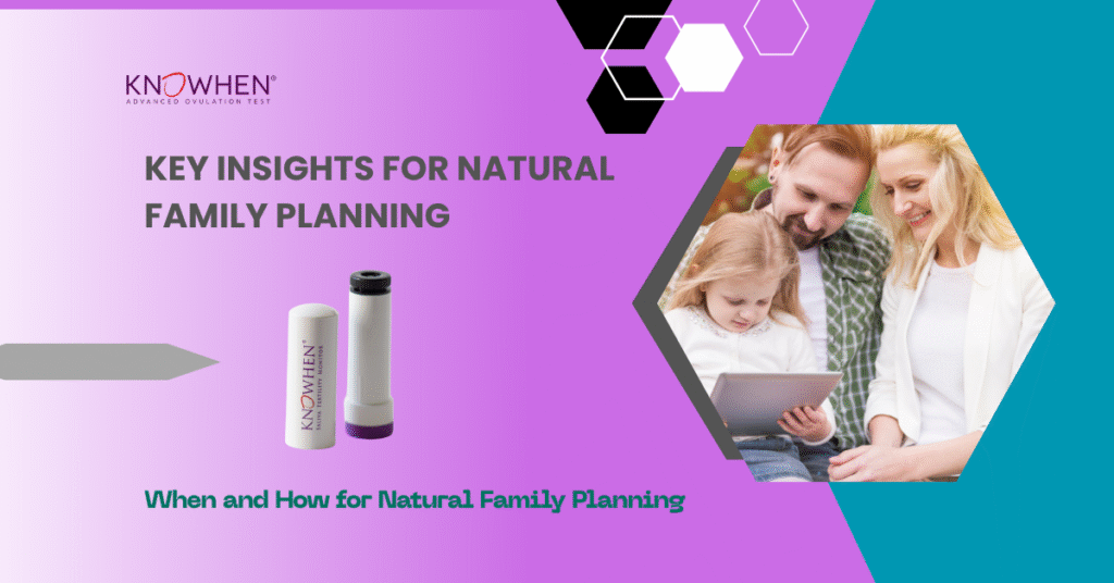 Couple tracking fertility using natural family planning methods with a calendar and chart at home